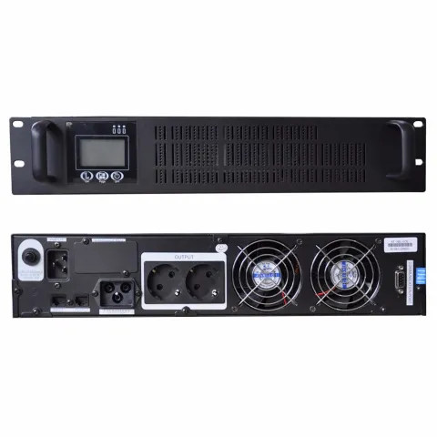  1KVA/2KVA/3KVA Online UPS with Lithium Battery True Double Version Standard 2U Rack Type Manufactures