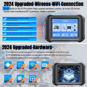 2025 XTOOL X100 MAX Auto Key Programmer IMMO Elite Diagnostic Tools With KC501