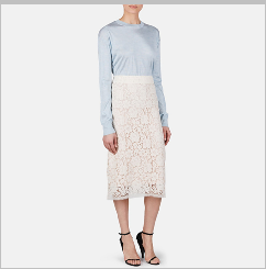 Women sexy polka dot 3/4 formal skirt