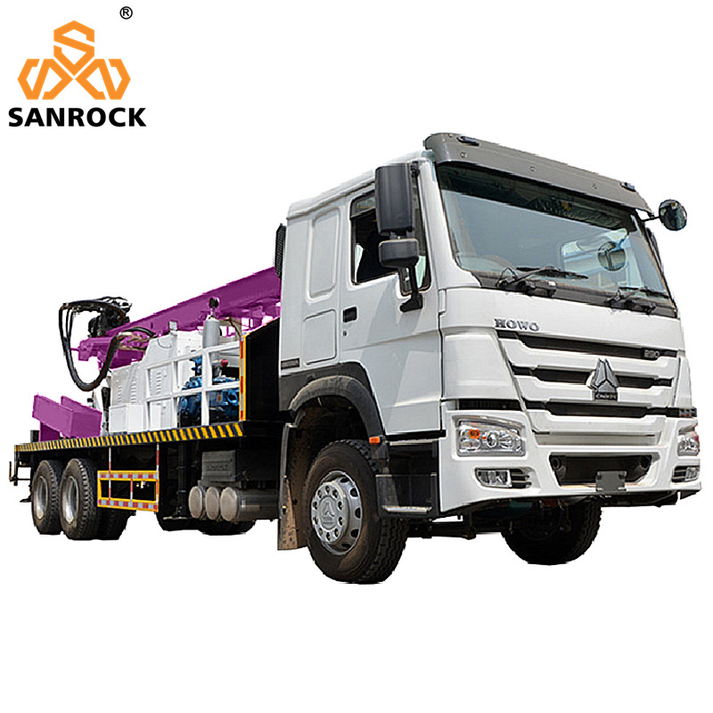 Hydraulic Truck Mounted Water Well Drilling Rig 300m Deep Water Drilling Rigs