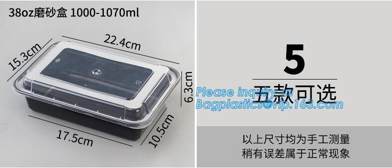 Meal Prep Containers Free Sample Bento Lunch Box Biodegradable Food Container Plastic Wheat Straw Lunch Box bagplastics