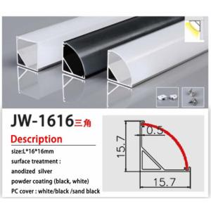 Anodized 6063-T5 Aluminium LED Channel With Diffuser Cover