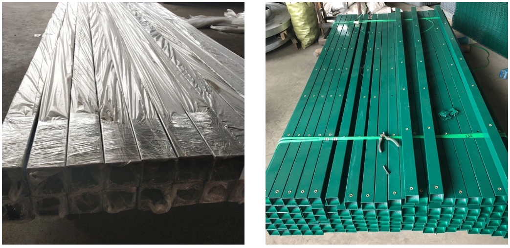 curved mesh fence