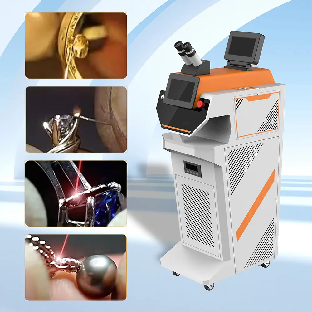 Adjustable Wavelength 200w 300w Gold Jewelry Laser Welding Machine for Dental Glasses and Jewelry in 2024