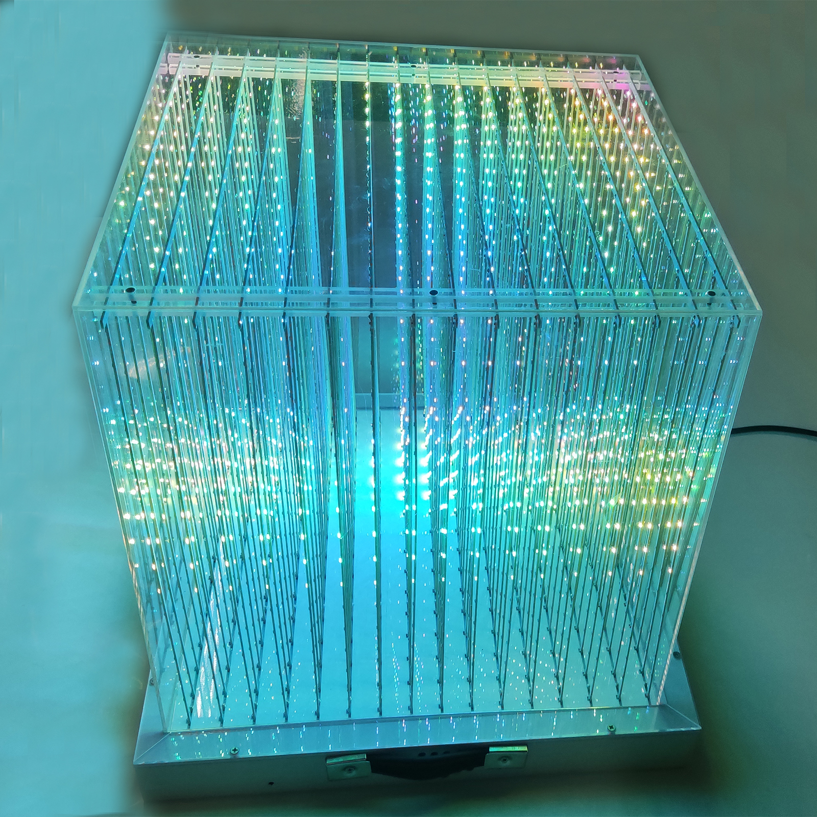 3D Light Cube Luminous 50000 Working Hours Perfect 3D exhibition cabinet