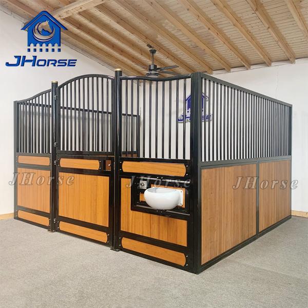 Customized Horse Stall Fronts Bamboo Fillin Wood Type Swing Door Or Sliding Door