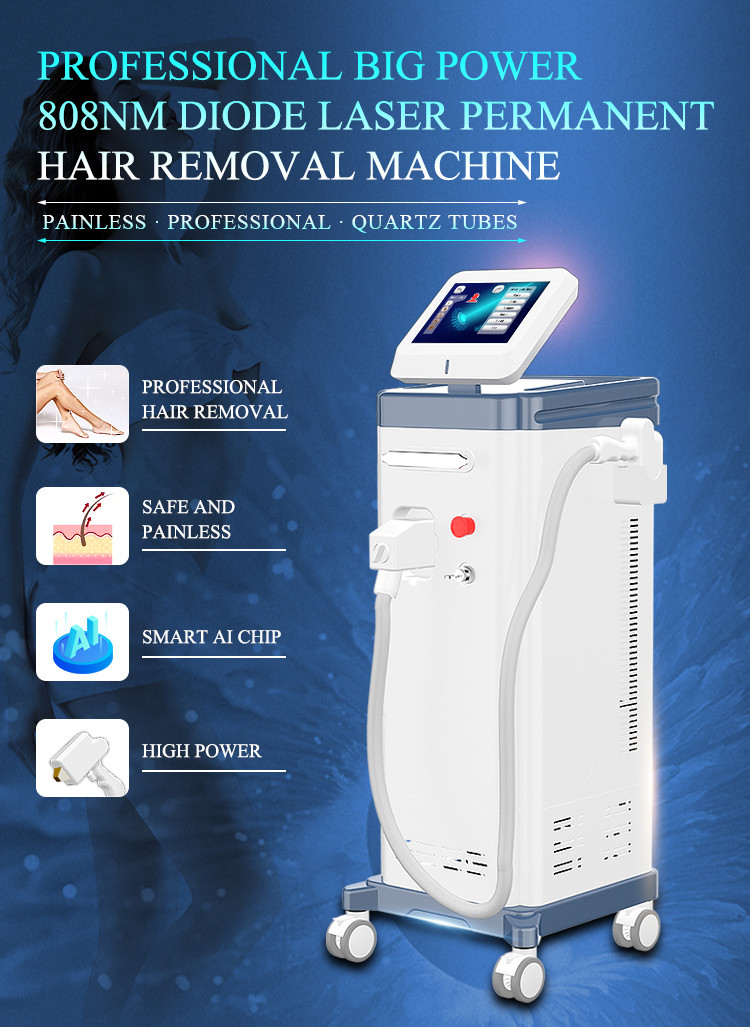 Newest Diode Laser 808 nm Alma Soprano ICE Diode Laser Hair Removal Machine Price