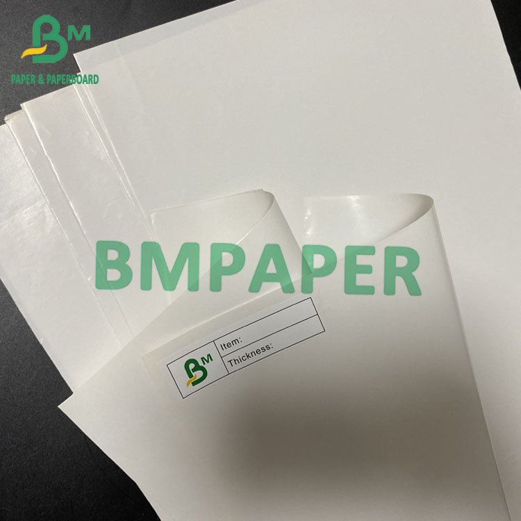 65gsm 70gsm 75gsm White Beer Lable Paper For Offset Printing 49cm 68cm 75cm