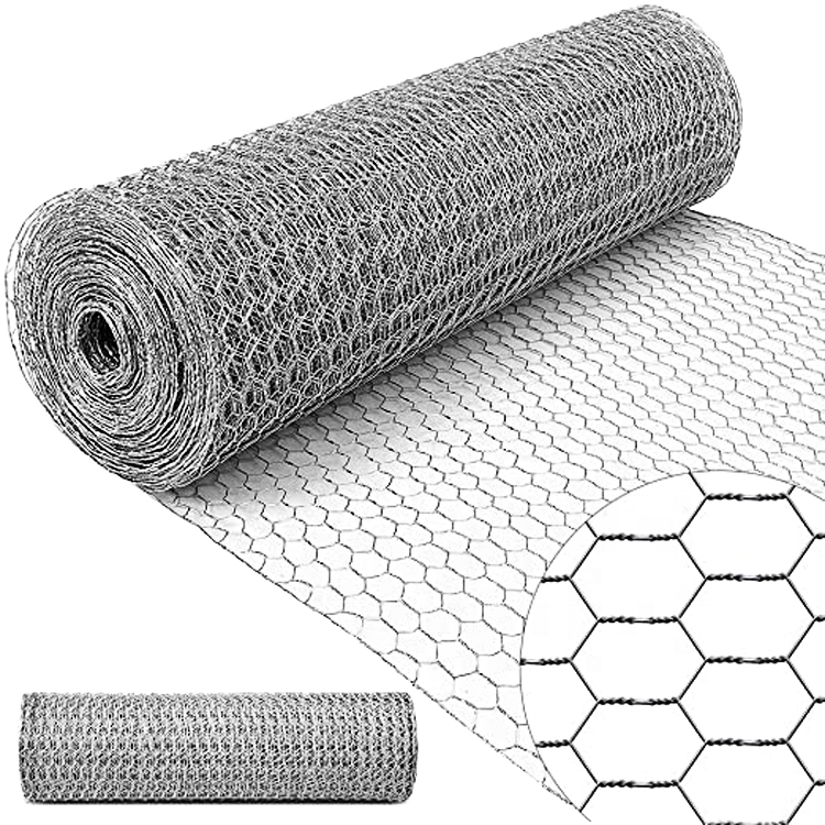  Wire, Steel Wire Mesh Roll, Versatile And Durable Garden Netting, Essential Galvanized PVC-Coated Hexagonal Chicken Wire Mesh Low Price Bulk Poultry Manufactures
