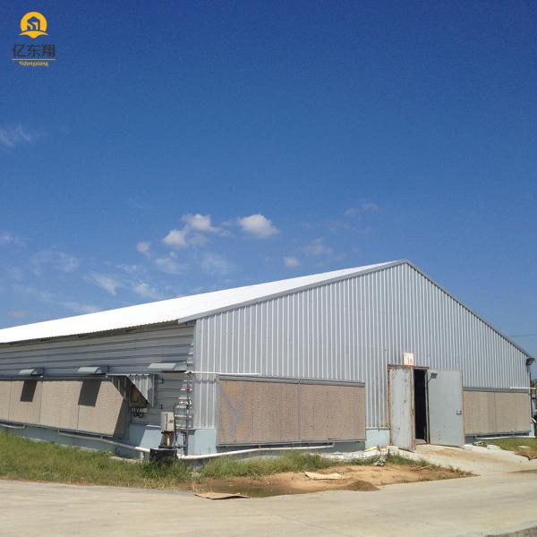 Quality Customizable Galvanized Steel Poultry House with Automated Ventilation for sale