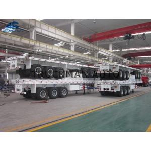 Heavy Duty Cargo Container Trailer Stronger Chassis Structure With Container