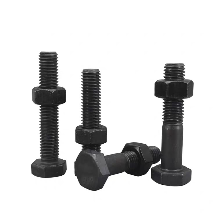 Steel Structure Bolt DIN933 10.9S Black Oxide Large Hexagon for Strength Applications
