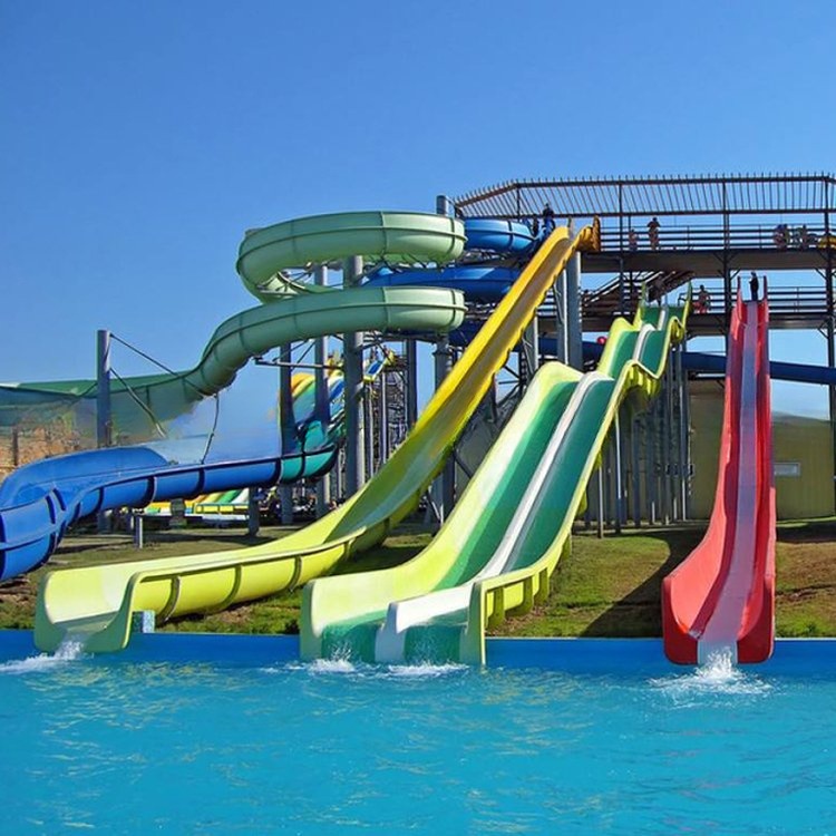 Rafting Spiral Water Slide &amp; Rainbow Racer Slide for Aqua Park