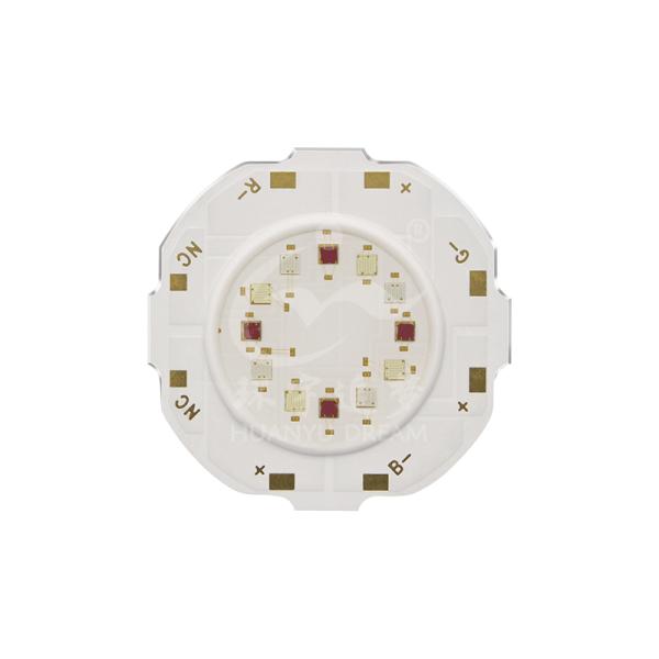 Quality 24W RGB COB LED Chip 11-15V Aluminum 50K Hours for sale