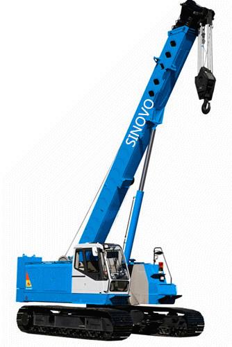 SQ250A Hydraulic Crawler Crane With 25 Ton Lifting Capacity , ISO9001 Approved