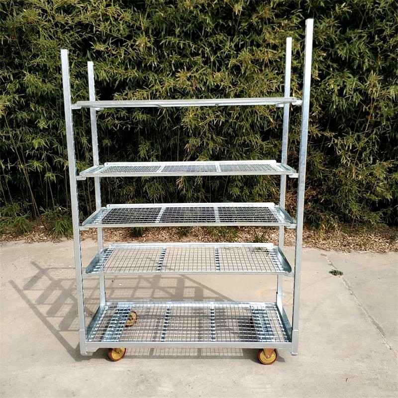 4 Wheel Metal CC Container Foldable Easy To Assemble