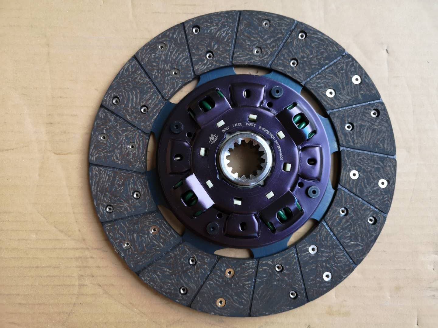 300 * 14 8980370042 ISUZU Clutch Disc Three Stage Damping Soft Buff When Change Speed
