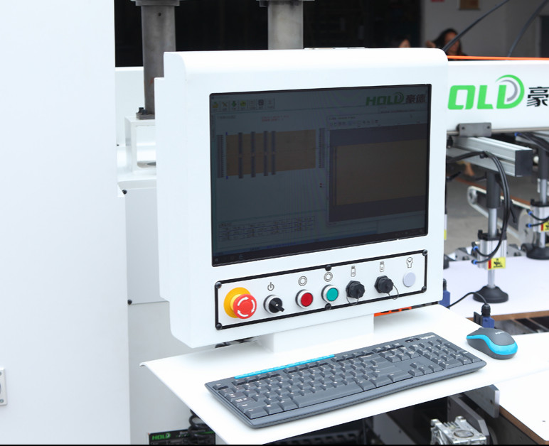 Auto Feeding Eight Row CNC Boring Machine HB8062K For Woodworking
