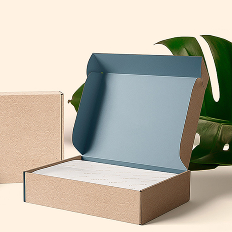 Custom Kraft Corrugated Paper Clothing Shipping Mailing Gift Boxes with Logo Printing