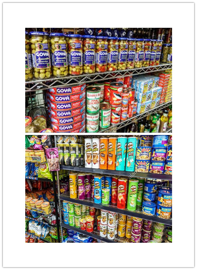 application case food display