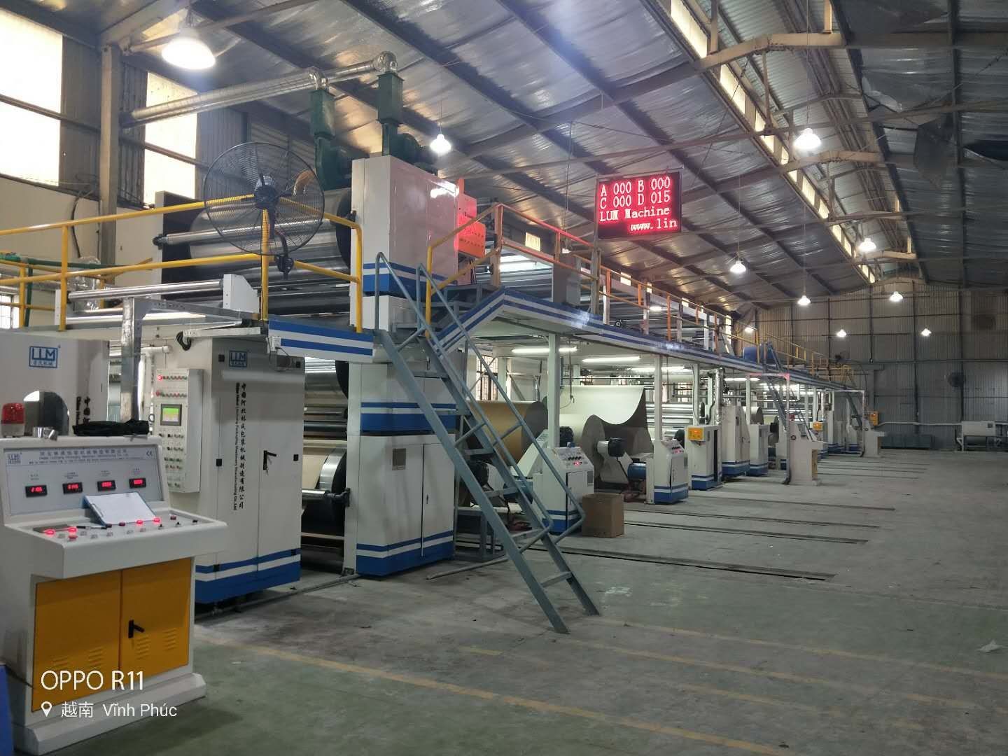 Corrugated Cardboard Production Line LUM-A/B/C High Sped 3/5/7ply Cardboard Production Layer