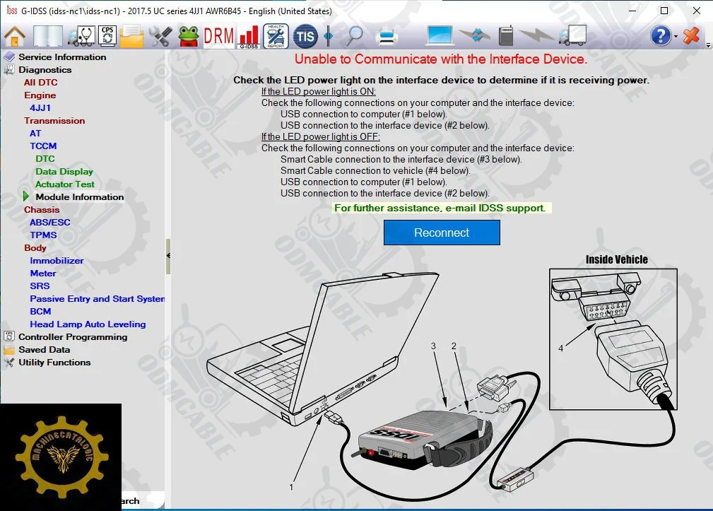 FOR ISUZU IDSS DIAGNOSTIC KIT G-IDSS E-IDSS FOR ISUZU VEHICLES EXCAVATOR TRUCK DIAGNOSTIC SCANNER TOOL