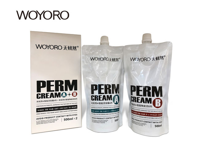 Permanent A Relaxer B Neutralizer Ceramic Perm Private Label
