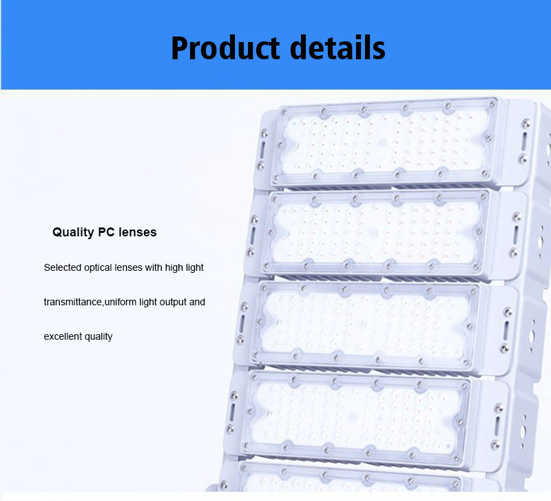 Outdoor Soccer Stadium Sports Field Project Aluminum LED Flood Reflector Light