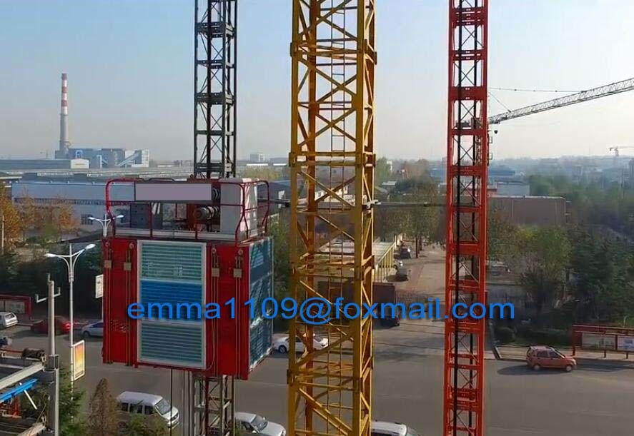 OEM 2t Cage Load Building Elevator Galanized and Aluminum Materials Safety Device