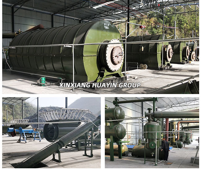 15 Ton Complete Waste Rubber Pyrolysis Machine Pyrolysis Waste To Energy And Gas