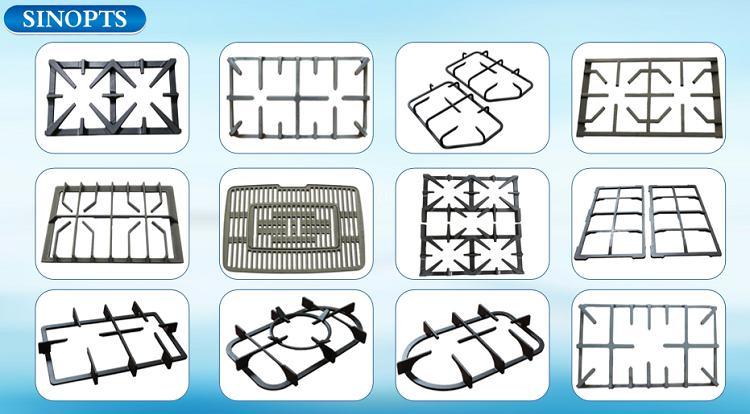 Sinopts Custom Gas Cooker Spare Parts Cast Iron Pan Support Gas Hob Gas Stove Accessories