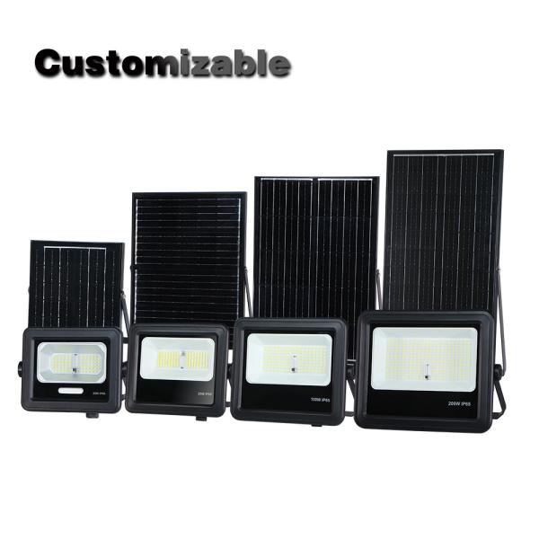 KCD Die Casting Aluminum IP65 Waterproof 50w 100w 200w 300w Outdoor Garden Solar