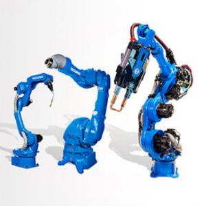 6 Axis Welding Robotic Arm Yaskawa AR2010 With CNGBS Robot Clothes For Automated