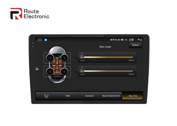 Universal Car Stereo 9.5inch QLED 2k Black Screen Car Audio Support Built-In 360