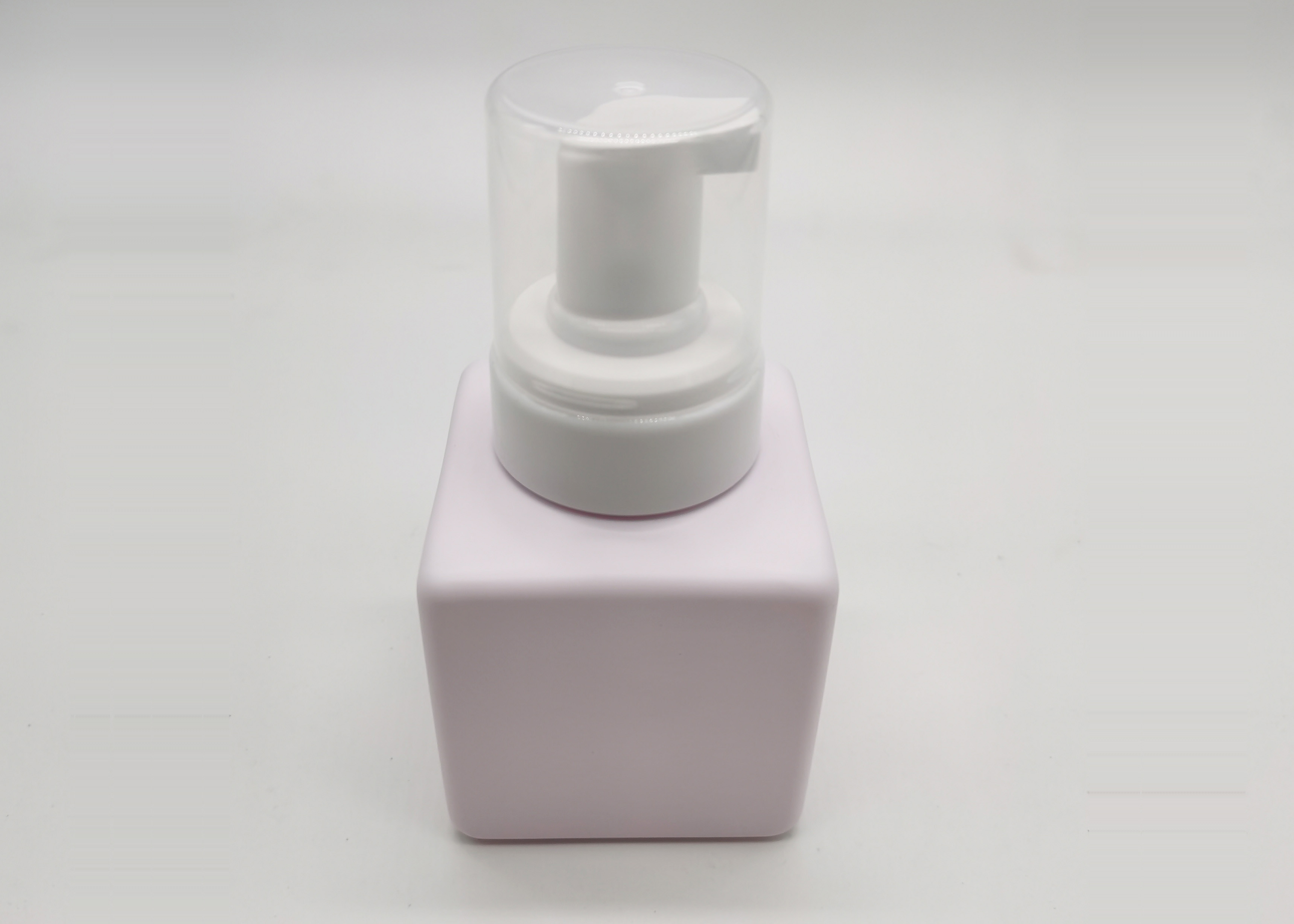 Pink 250ml PET Plastic Cosmetic Bottles With Foam Pump