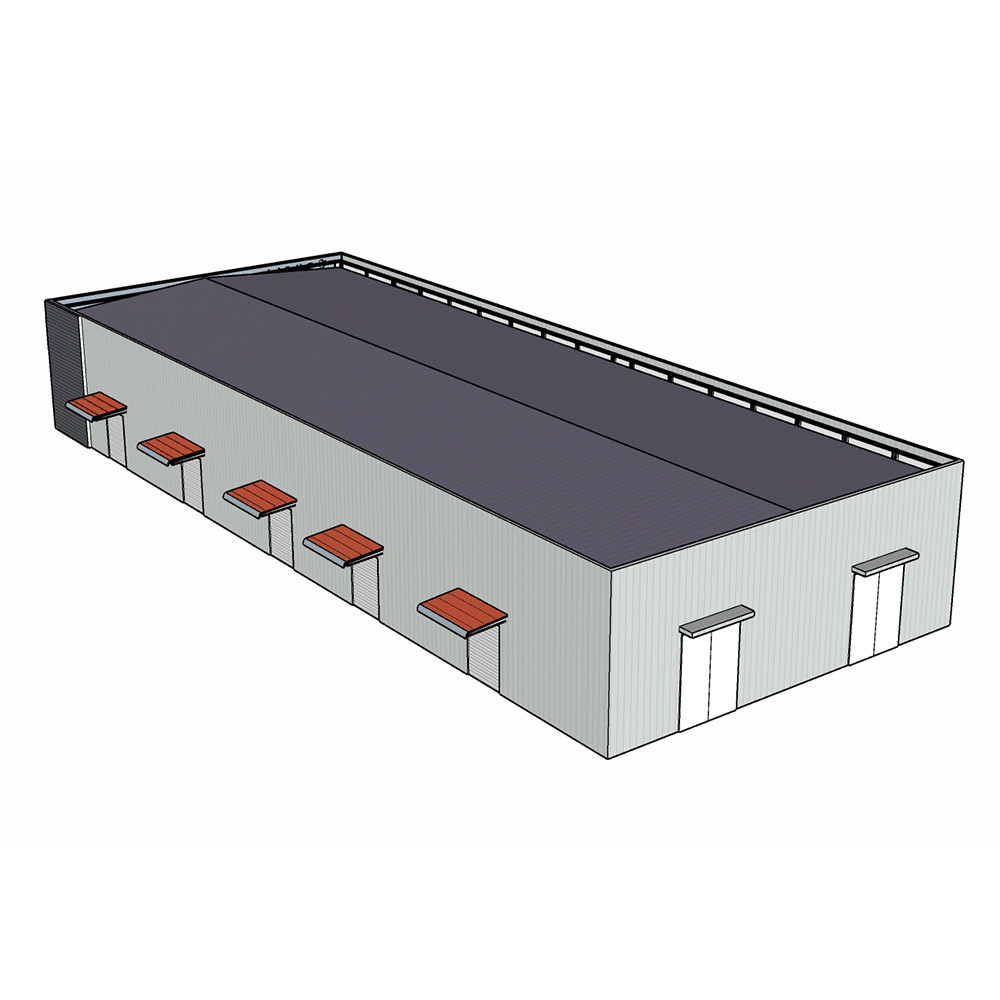 Pre Manufactured Warehouse Steel Portal Frame Building Self Storage Steel Structure Building