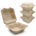 Customized food burger boxes are biodegradable disposable and eco-friendly
