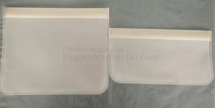Reusable Silicone Food Storage Bag Washable Silicone Fresh Bag for Fruits Vegetables Meat Preservation bagplastics bagea
