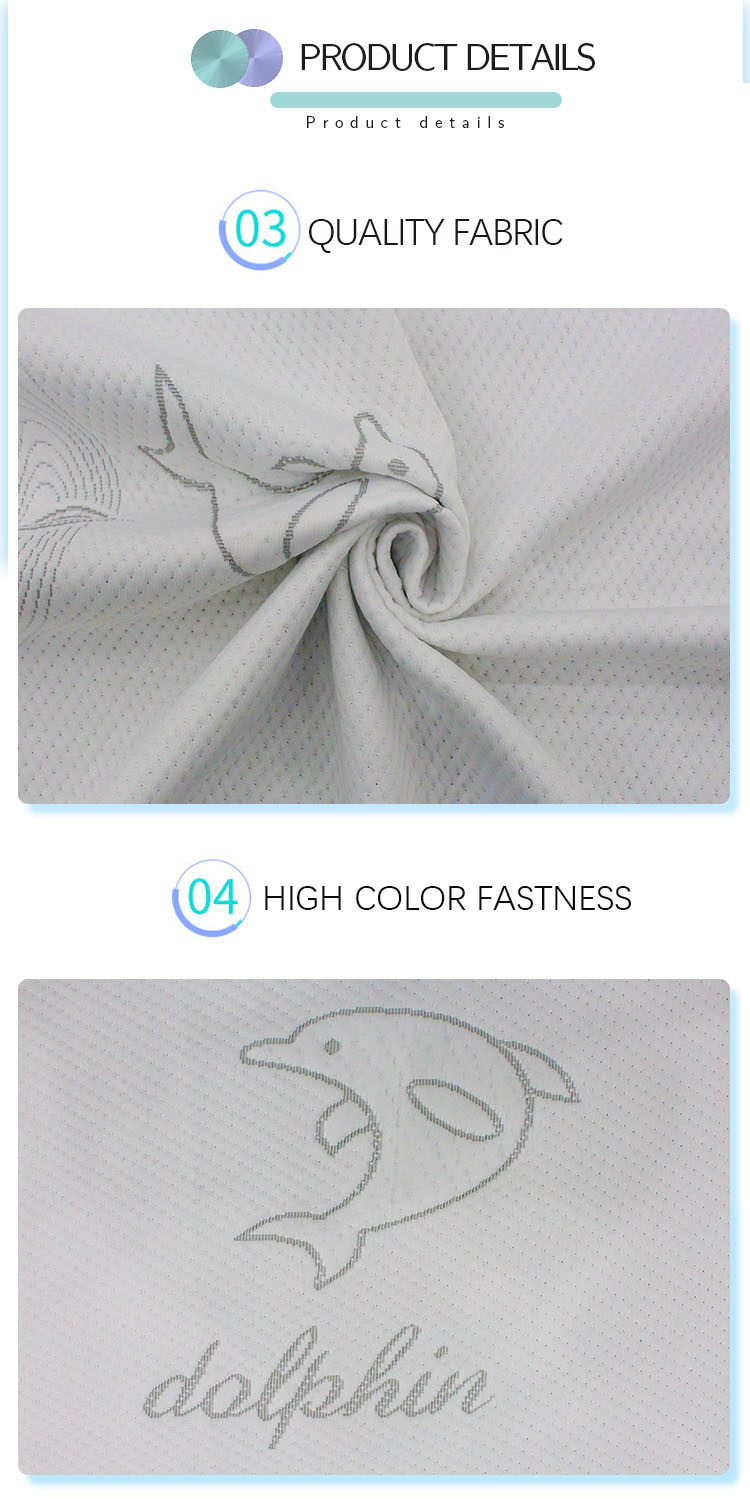 Mattress Pillowcase Knitted Jacquard Fabric Air Layer Yarn Dyed