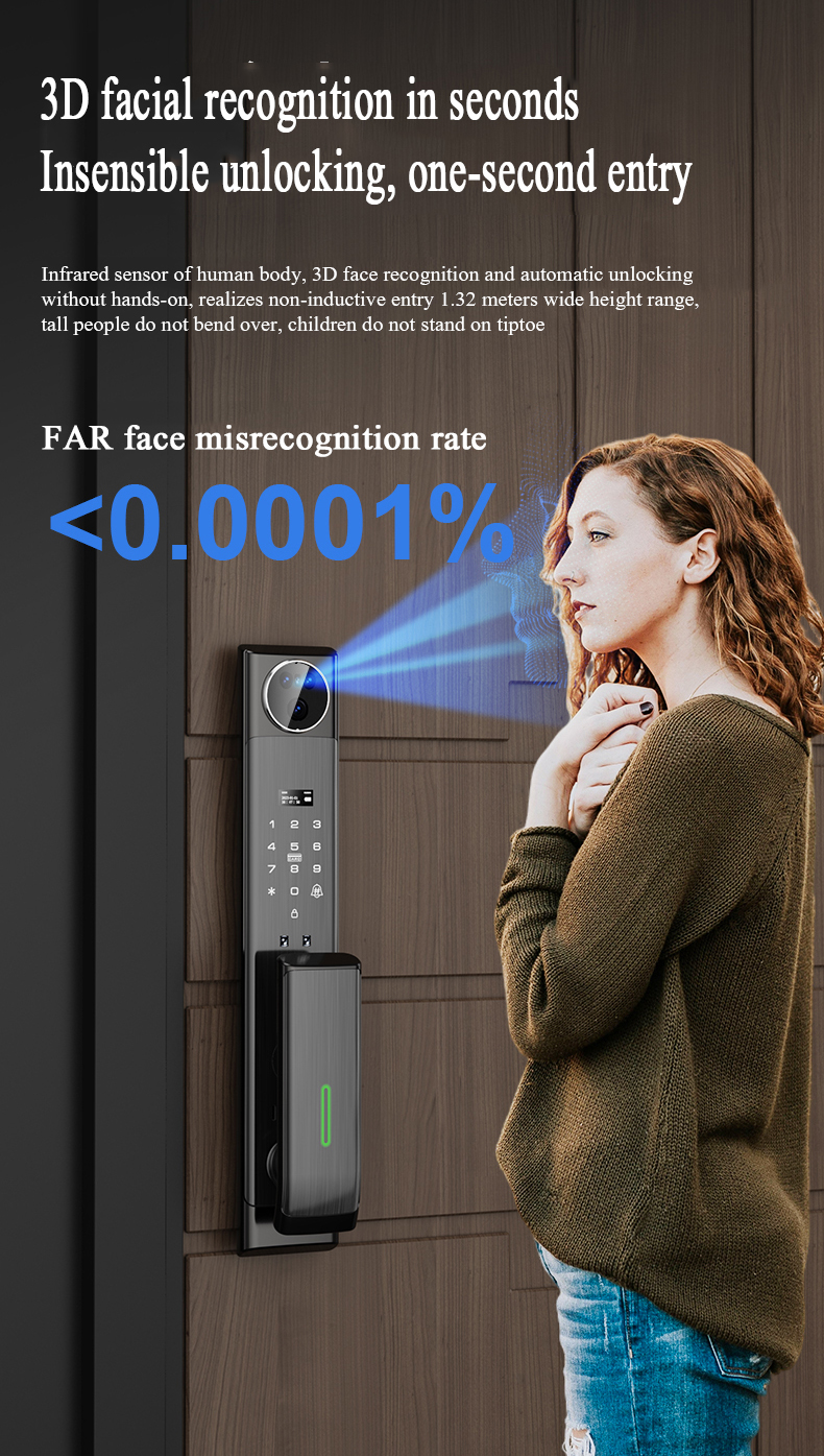 Xhome Video Call Lock Safety Apartment Electronic Door Locks