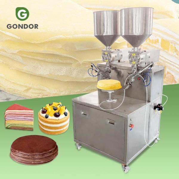 Quality Decoration Bread Full Automatic Smear Creaming Crepe Cake Daubing Icing Dispenser Cream Machine for Cake for sale