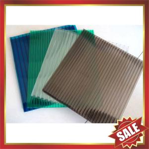 Red Hollow polycarbonate Sheet,color hollow polycarbonate sheet,cell polycarbona