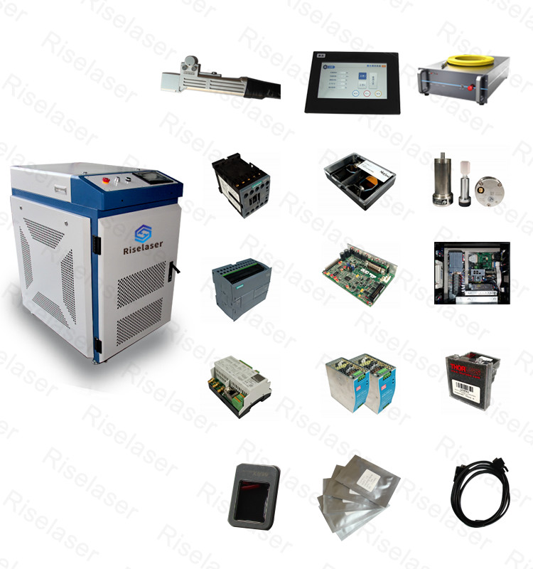 1500W 2000W Laser Rust Cleaning Machine Water Cooling Laser Rust Remover