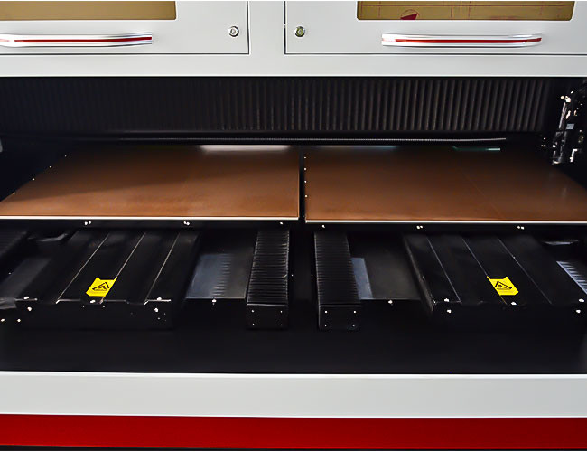 Large Size 80W Laser Glass Cutting Machine With Double Operation
