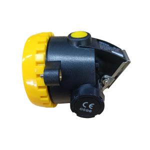 Atex certified cordless LED coal miners cap lamp, mining headlamp 3500lux, 200g,