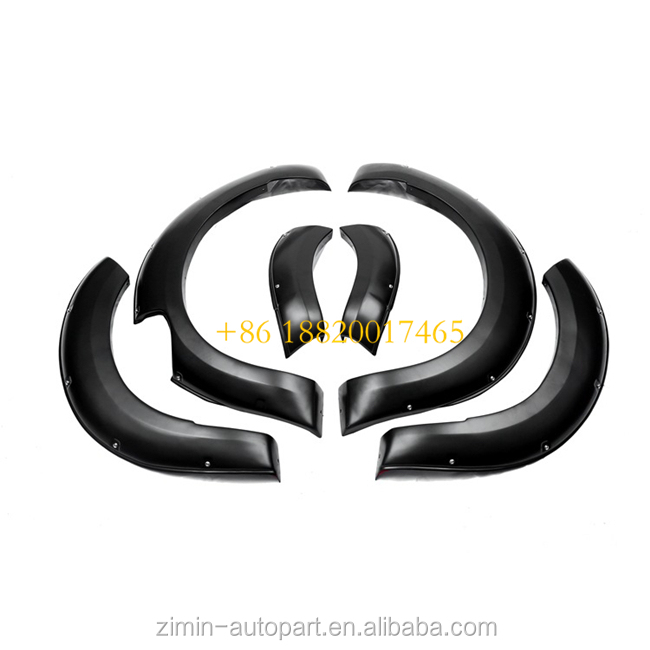 Wheel Arch Flare Fender Flare For NP300 2015-2018 ABS Plastic Black