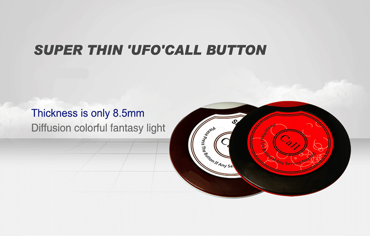 sticker customizable restaurant call system wireless call button