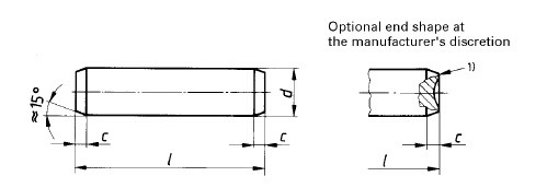 Electronic Component Alloy Steel Dowel Pin , Precision Ground Dowel Pins