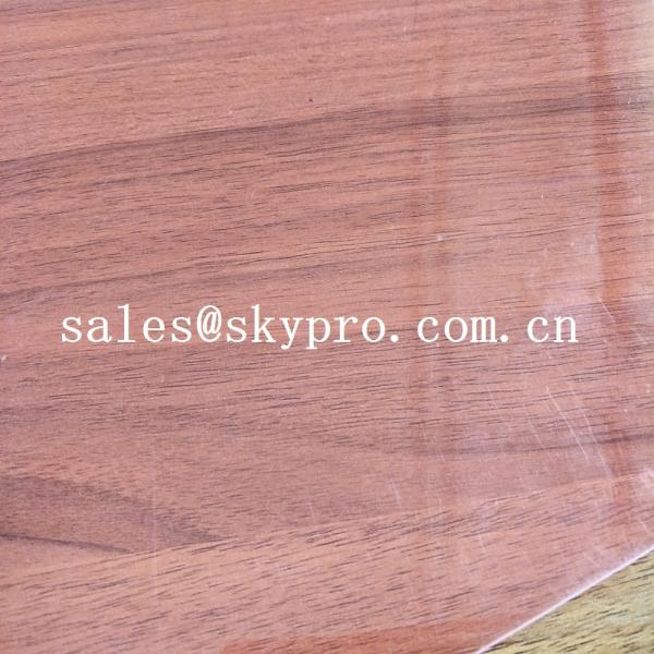 Waterproof Thin 0.5mm Thickness Polypropylene Clear Red PVC Flexible Plastic