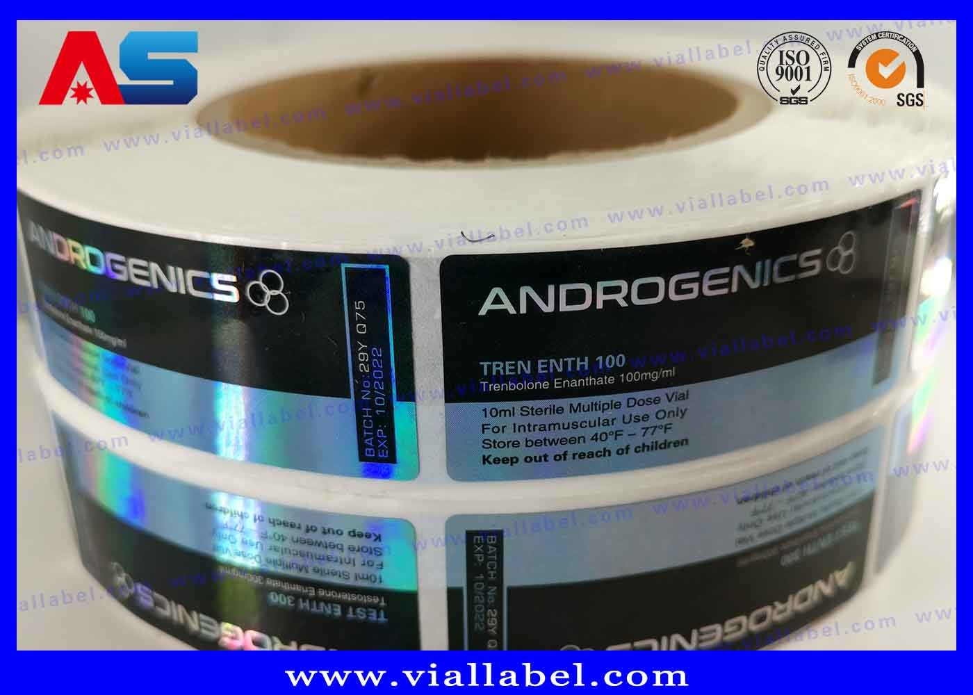 Laser Labels Custom Cosmetic Labels Printing Adhesive Customized Roll Labels For Cosmetic Platic Bottles